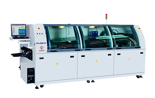 HL WS-450 computerized lead-free wave soldering machine